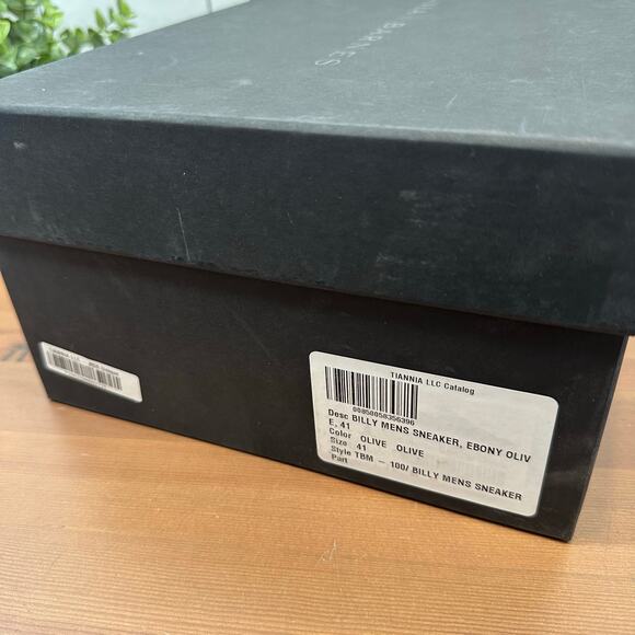 Tiannia Barnes Men's Billy Leather Low Top Sneaker Size 41 US 7.5 $350 - Picture 12 of 12